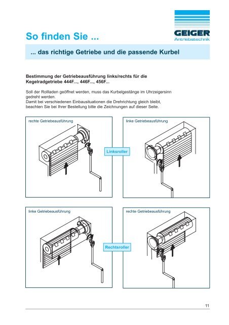 INFORMATIONEN - Geiger Antriebstechnik