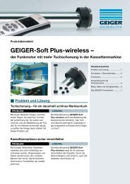 GEIGER-Soft Plus-wireless â - Geiger Antriebstechnik