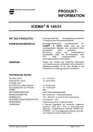 PRODUKT- INFORMATION ICEMA R 145/31