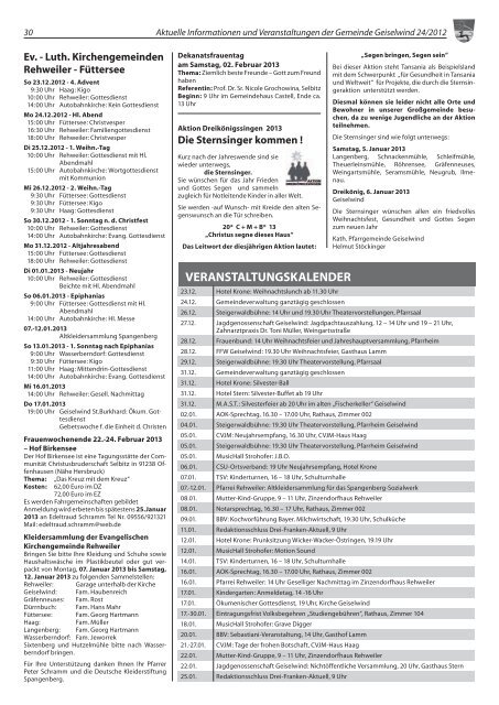 Amts- und Mitteilungsblatt - Geiselwind