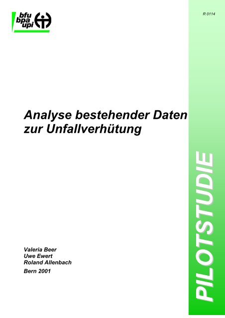 Dokument herunterladen - BfU