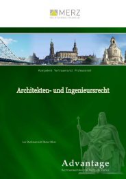 Architekten- und Ingenieursrecht - Anwaltskanzlei Merz - Dresden