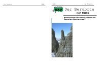 Heft 1/2005 - Sektion Potsdam im Deutschen Alpenverein e.V.