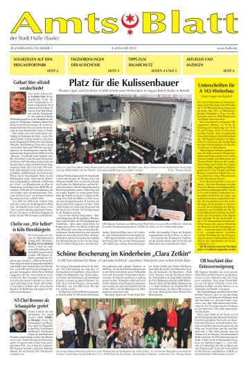 Amtsblatt Nr. 1 vom 04.01.2012 - Saale - Halle