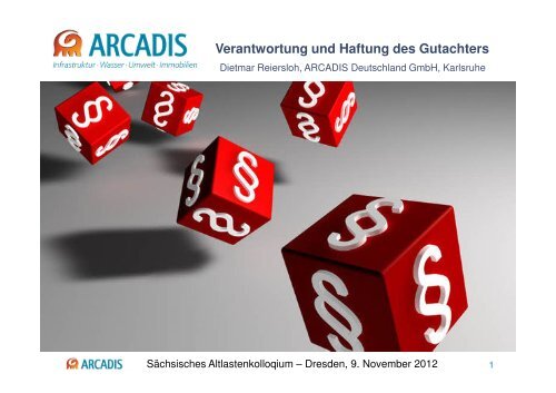 Verantwortung und Haftung des Gutachters - Grundwasser-Zentrum ...