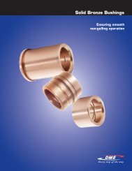 Solid Bronze Bushings - DME