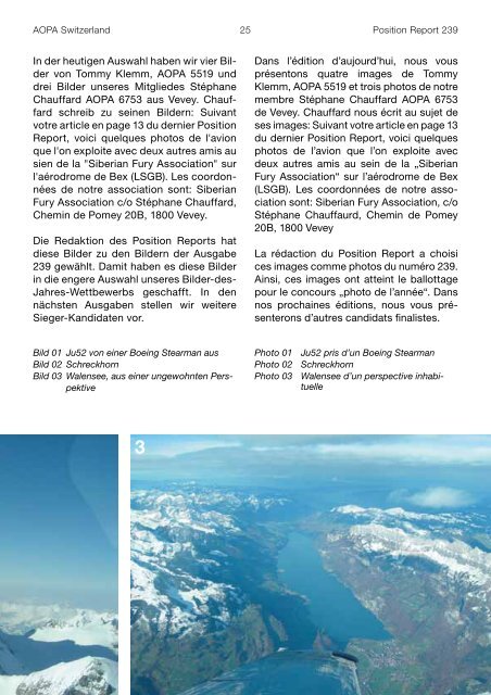 Info und Anmeldung - AOPA Switzerland