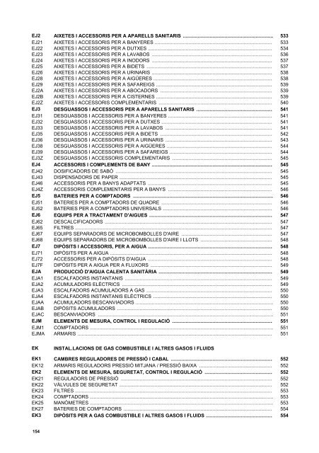 Preus de referència d'edificació, de seguretat i salut, assaigs ... - ITeC