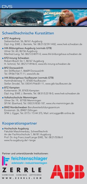 Veranstaltungsprogramm 2009/2010 Bezirksverband Schwaben ...