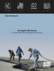 Cold Applied SBS Systems Brochure - Johns Manville
