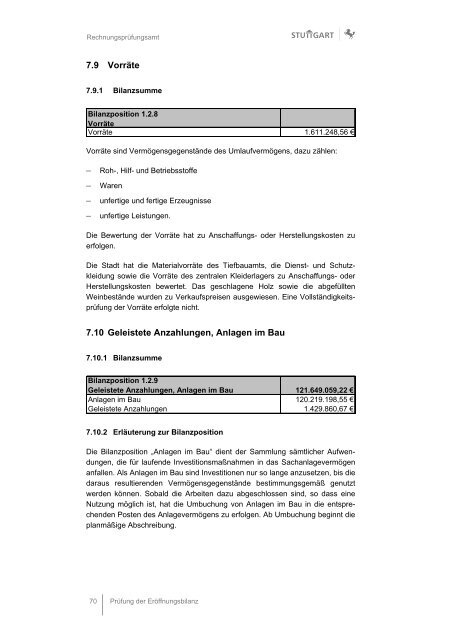 Anlage 3 Eröffnungsbilanz 2010_RPA.pdf - Landeshauptstadt Stuttgart