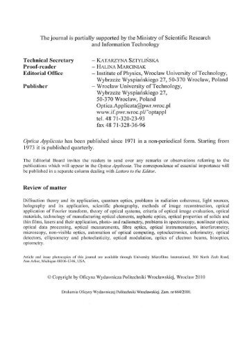 The journal is partially supported by the Ministry of Scientific ...