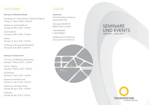 Aktueller Seminarflyer als PDF - Taozentrum-Frankfurt