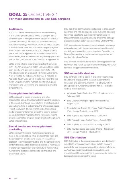 AnnuAl REPORT 2011-2012 - Sbs