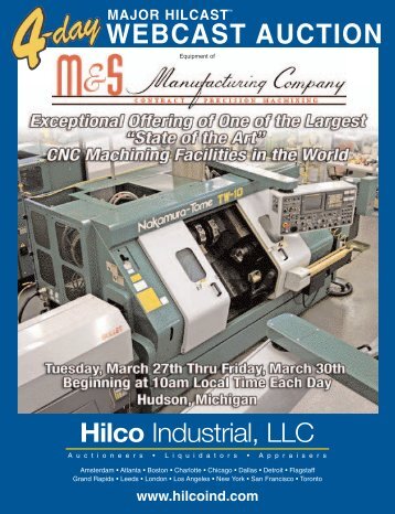 WEBCAST AUCTION - Hilco Industrial