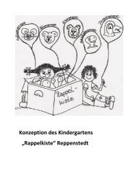 Konzeption des Kindergarten 