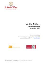 novembre 2011 - La Mie Câline - SBS.com Franchise