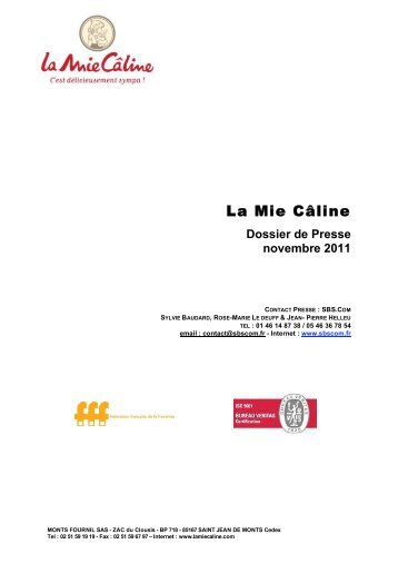 novembre 2011 - La Mie Câline - SBS.com Franchise