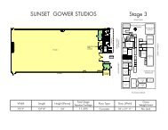 SUNSET GOWER STUDIOS Stage 3