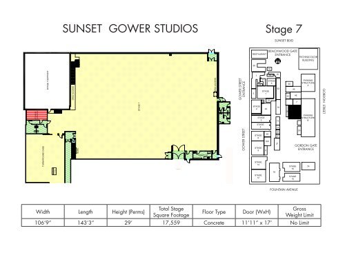 SUNSET GOWER STUDIOS Stage 7