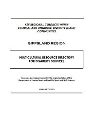 Gippsland Region Multicultural Resources Directory (PDF 748.8 KB