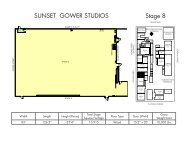 SUNSET GOWER STUDIOS Stage 8