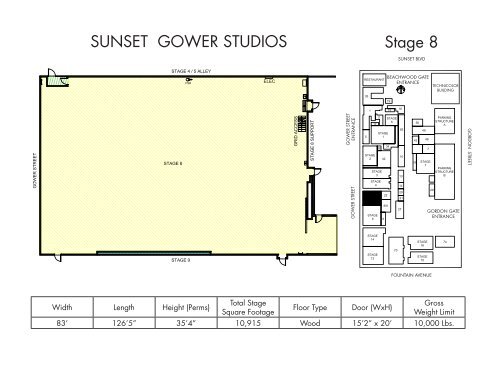 SUNSET GOWER STUDIOS Stage 8
