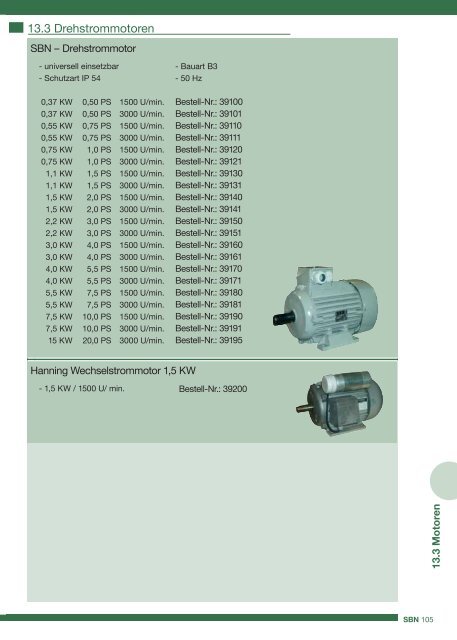 Elektromaschinen – Druckluftanlagen - SBN Neuenkirchen