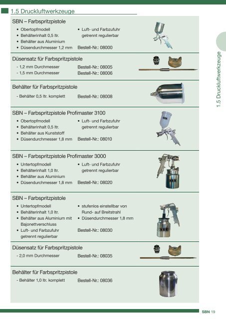 Elektromaschinen – Druckluftanlagen - SBN Neuenkirchen