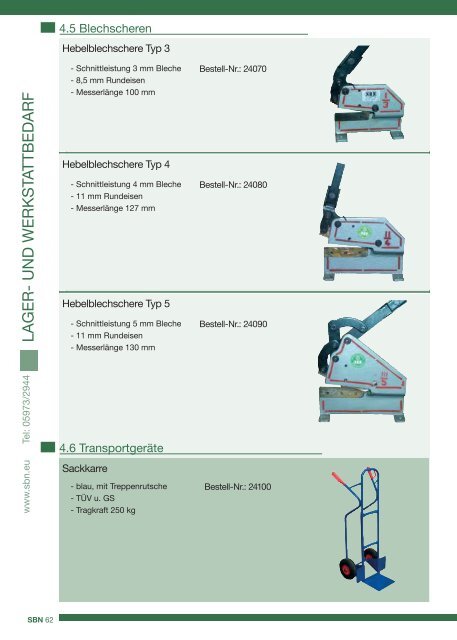 Elektromaschinen – Druckluftanlagen - SBN Neuenkirchen