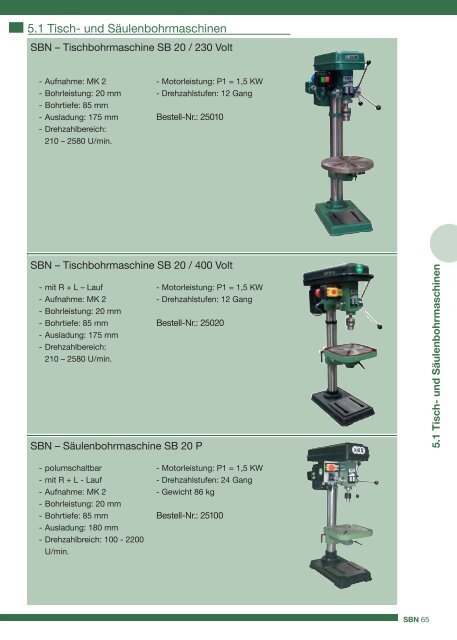 Elektromaschinen – Druckluftanlagen - SBN Neuenkirchen