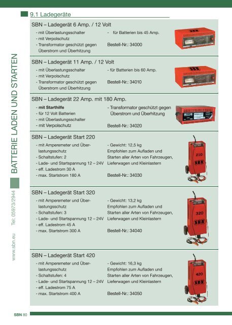 Elektromaschinen – Druckluftanlagen - SBN Neuenkirchen