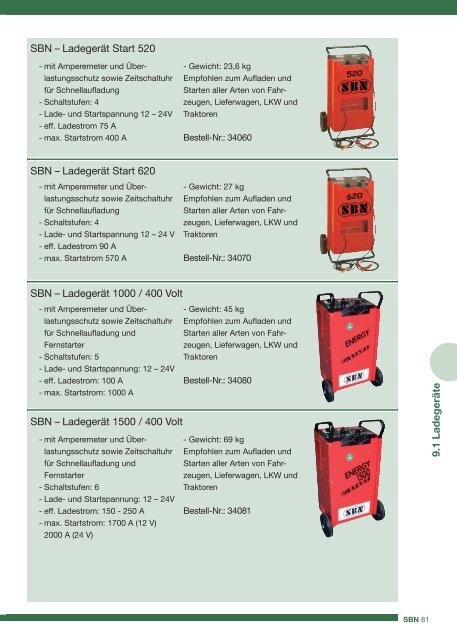 Elektromaschinen – Druckluftanlagen - SBN Neuenkirchen