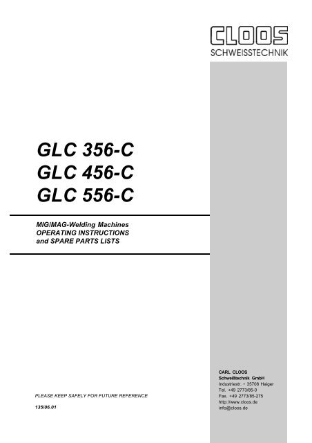 GLC 356-C GLC 456-C GLC 556-C
