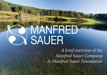 A brief overview of the Manfred Sauer Company & Manfred Sauer ...
