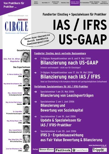 Bilanzierung nach US-GAAP Bilanzierung nach IAS / IFRS - Factbook