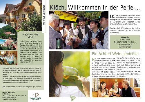 Das Weinblüten- und Kellergasslfest - Region Bad Radkersburg