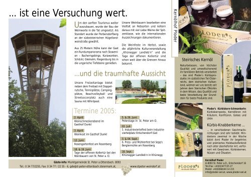 Das Weinblüten- und Kellergasslfest - Region Bad Radkersburg