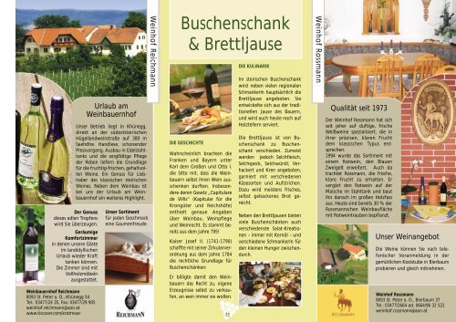 Das Weinblüten- und Kellergasslfest - Region Bad Radkersburg
