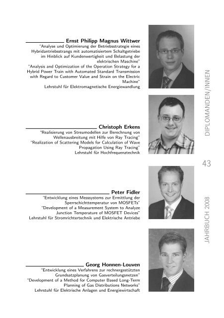 Jahrbuch 2008 - Tag der Elektrotechnik und Informationstechnik 2012