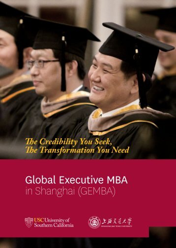 GEMBA - USC Marshall - University of Southern California