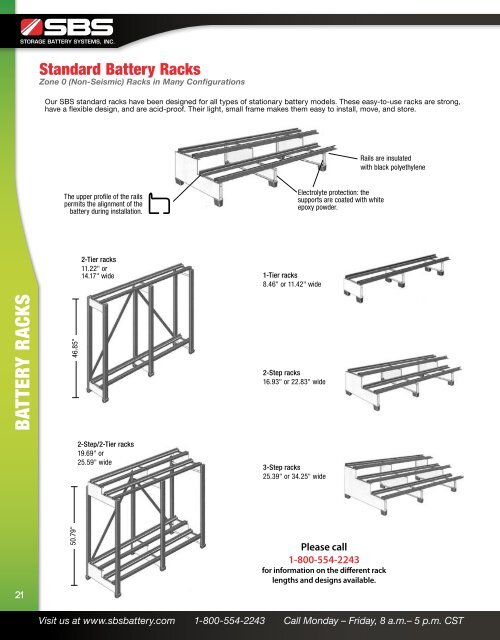 2012 STATIONARY PRODUCT CATALOG - Sbsbattery.com