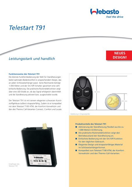 Telestart T91 - Webasto