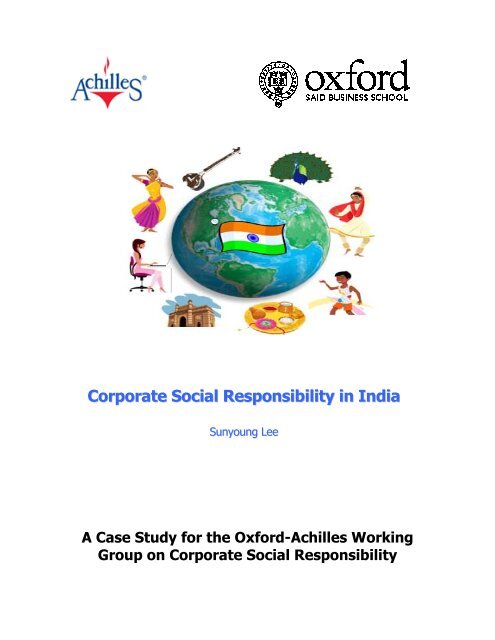 Corporate Social Responsibility in India - Said Business School