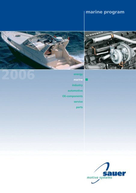 marine program - Sauer & Sohn