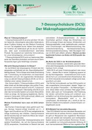 7-Desoxycholsäure (DCS): Der ... - Klinik St. Georg