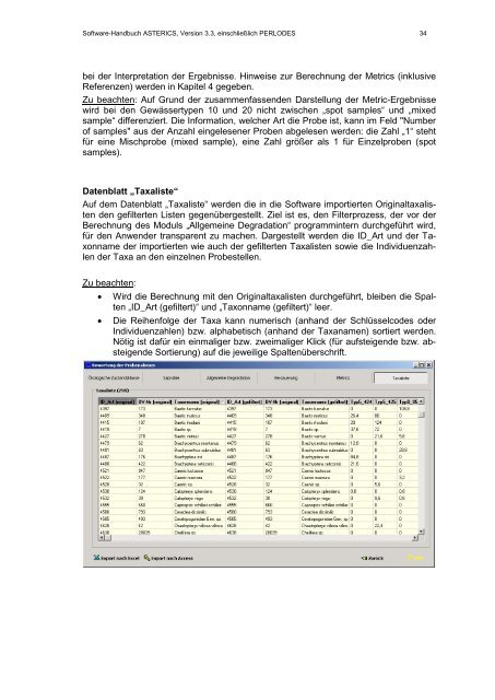 ASTERICS-Software-Handbuch (Version 3.3.1)