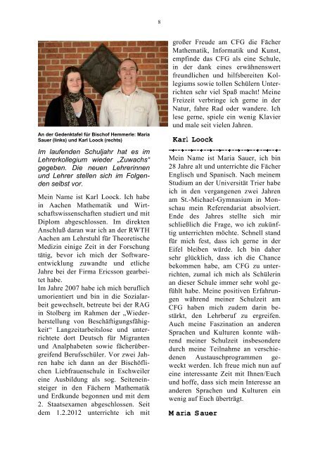 Neues vom CFG - Heft 32 - Frühjahr 2012 (PDF