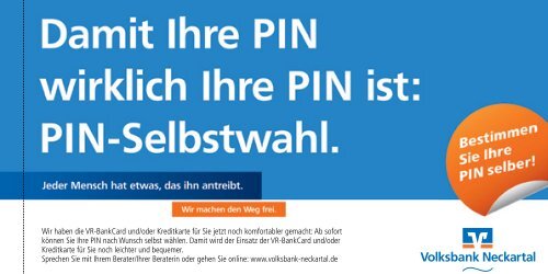 Aktuelle Volksbank Neckartal Informationen - Volksbank Neckartal eG