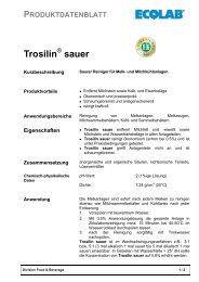 Trosilin sauer - CSC JÄKLECHEMIE GmbH & Co. KG